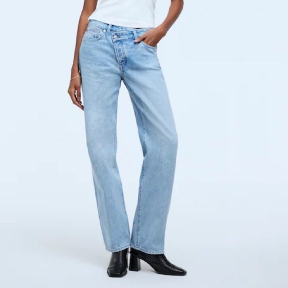 Madewell Low-Slung Straight Leg Jeans size 28